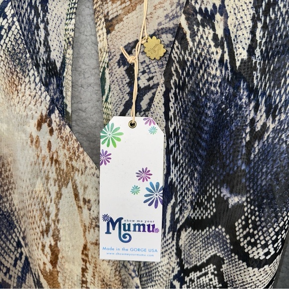 Show Me Your Mumu Jumpsuit Womens X-Small Cream Multicolor Rocky Romper Rioconda - Picture 9 of 14